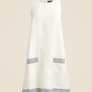 NWT J. Crew Natural White Dress in linen